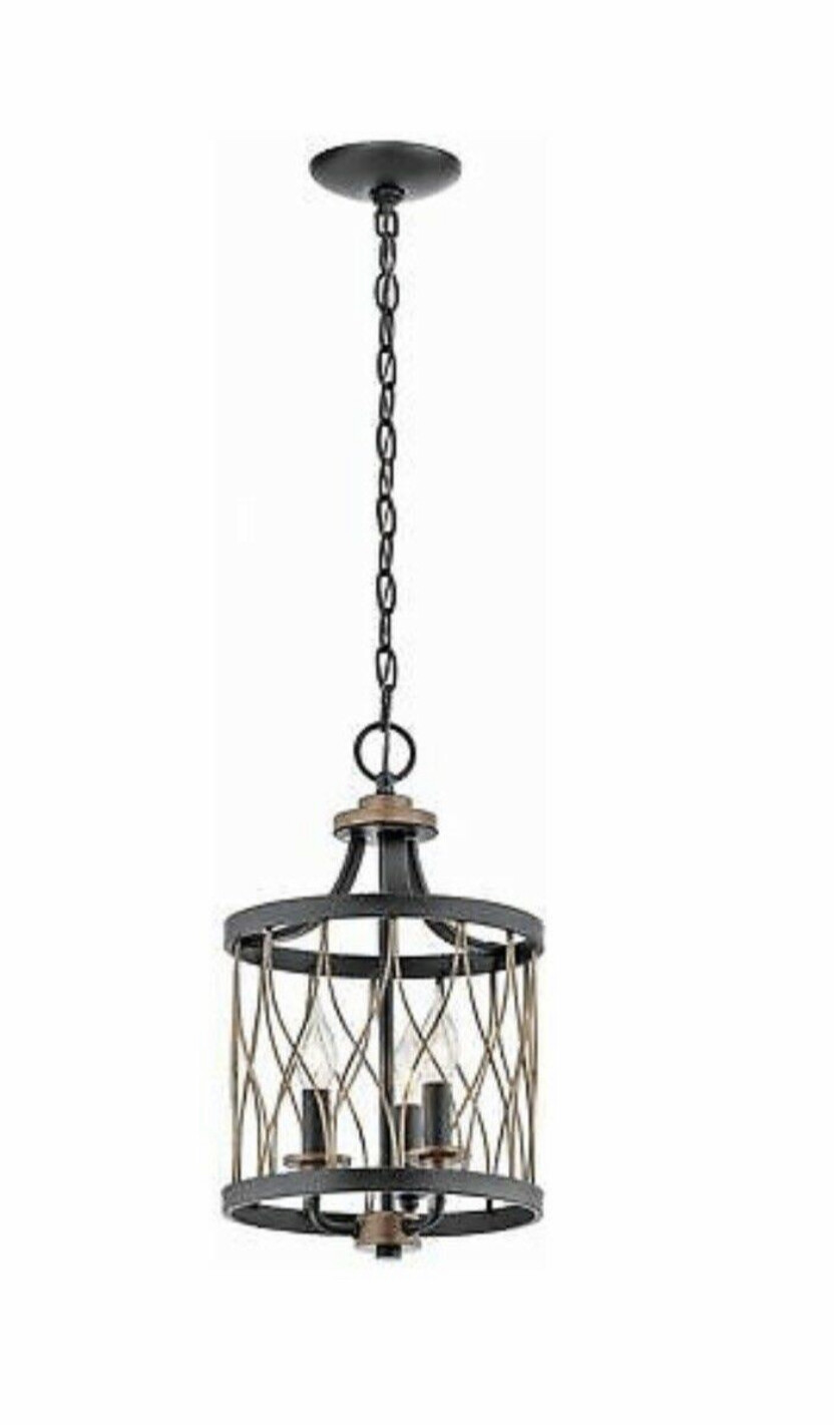 Kichler O757781 Brookglen 3 Light Pendant Semi Flush mount Ceiling