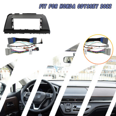 New Fascia Stereo Radio Bezel Panel Frame DVD Trim 2 Din For Honda Odyssey 2022