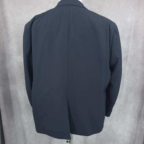 Dockers Sports Coat Mens 48R Blue Blazer Jacket 2 Gold Buttons Vented - Picture 6 of 14