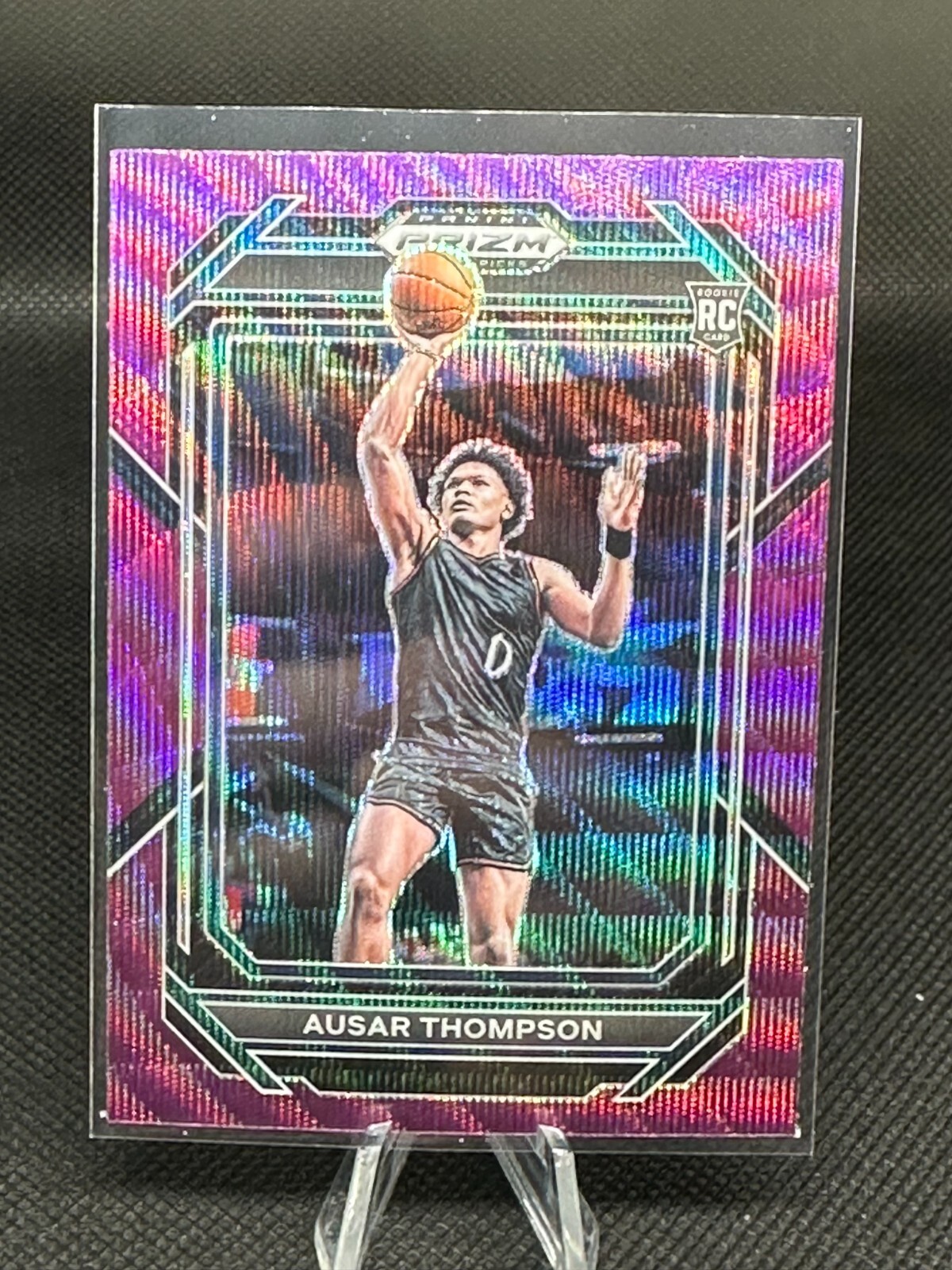 2023 Panini Prizm Draft Purple Wave Ausar Thompson #17 - Detroit Pistons