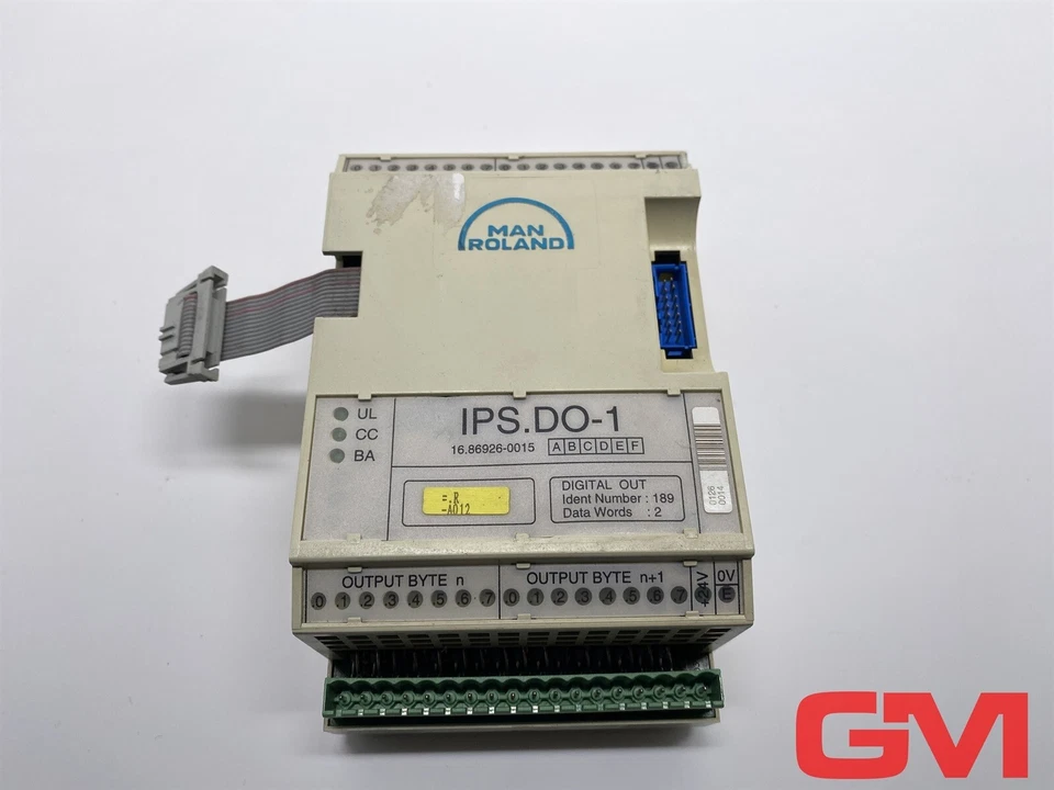 Man Roland Ausgangsmodul IPS.DO-1 output module 16.86926-0015 beschädigt - Bild 3 von 4