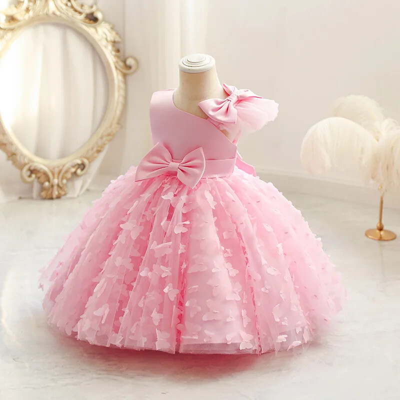 baby girls princesses Christmas dresses girl baptismal childrens birthday  dress | eBay