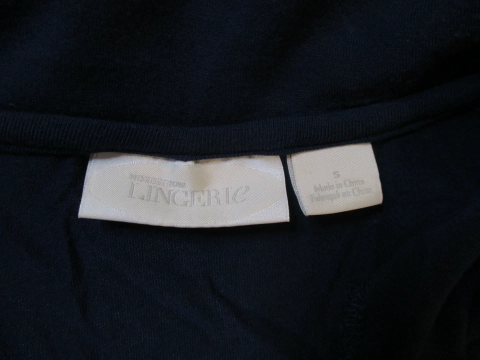 Lencería Nordstrom Moonlight Camisón para dormir Azul Marino Top Manga Larga S Foto 2 de 4