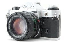 NEAR MINT Canon AE-1 Program 35mm Film Camera New FD NFD 50mm f1.4 Lens JAPAN