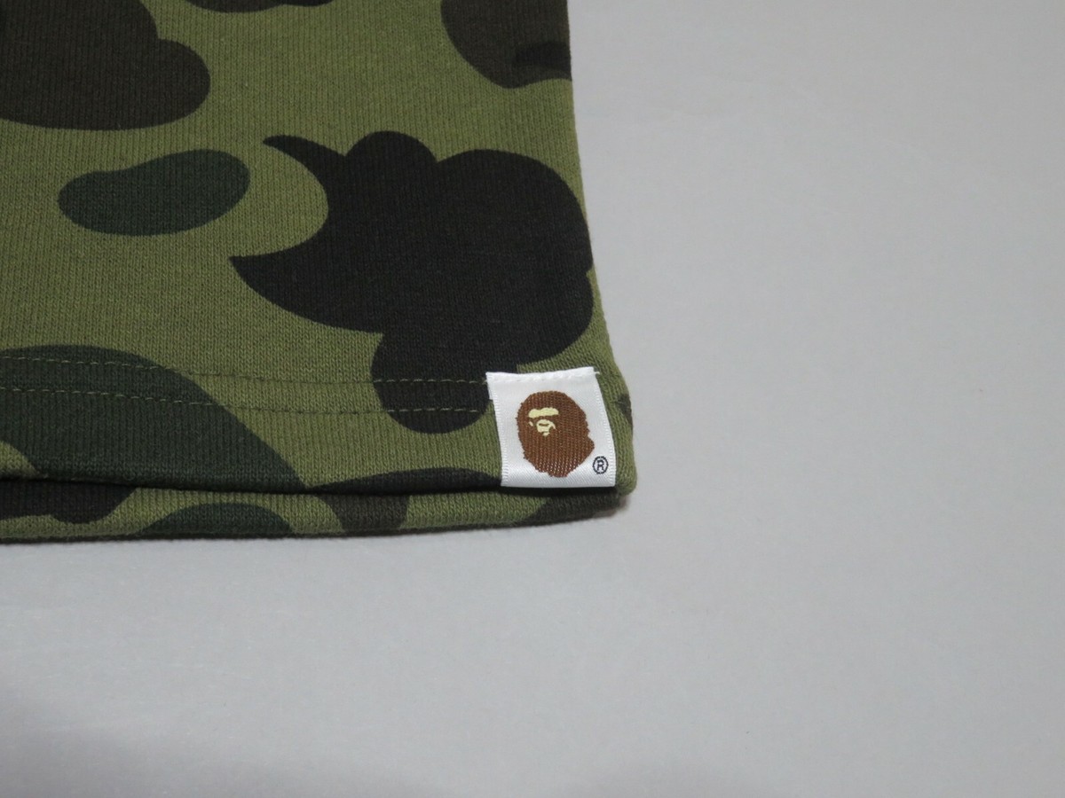 若者の大愛商品 BAPE Green READYMADE - TIGER BAPE Camo SHARK SWEAT