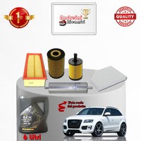 Inspektionskit Filter Und ÖL Audi Q5 2.0 Tdi 125KW 170CV Von 2013->