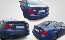 Heckspoiler passend für BMW E90, Tuning BLAU  Abrisskannte Spoiler Bodykit Karos