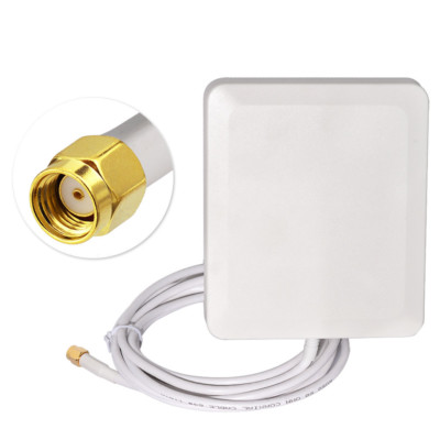 10dBi 2.4GHz WiFi Panel Antenna with RP-SMA Connector for Security IP Camera
