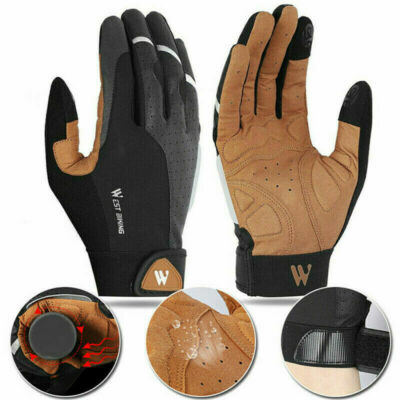 Herren Fahrradhandschuhe Warm Winter Touchscreen Fahrrad Motorrad Handschuhe