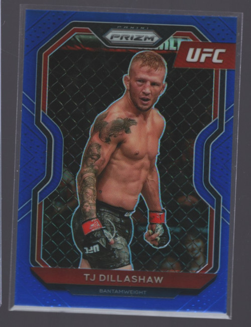 2021 Panini Prizm UFC Prizms Blue #23 TJ Dillashaw /199