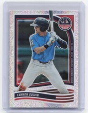 2024 Panini Stars & Stripes #186 Cannon Goldin Sparkle