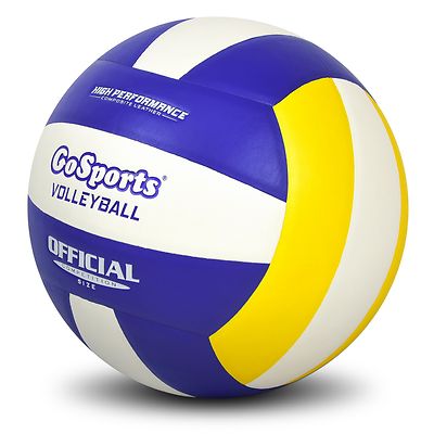 GoSports Indoor Competition Volleyball - Regulation Size/Weight - with