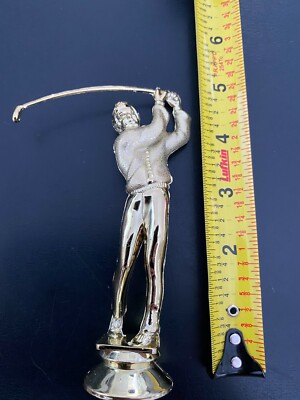 GOLD Finished Man Golf Trophy  Topper-New 5 