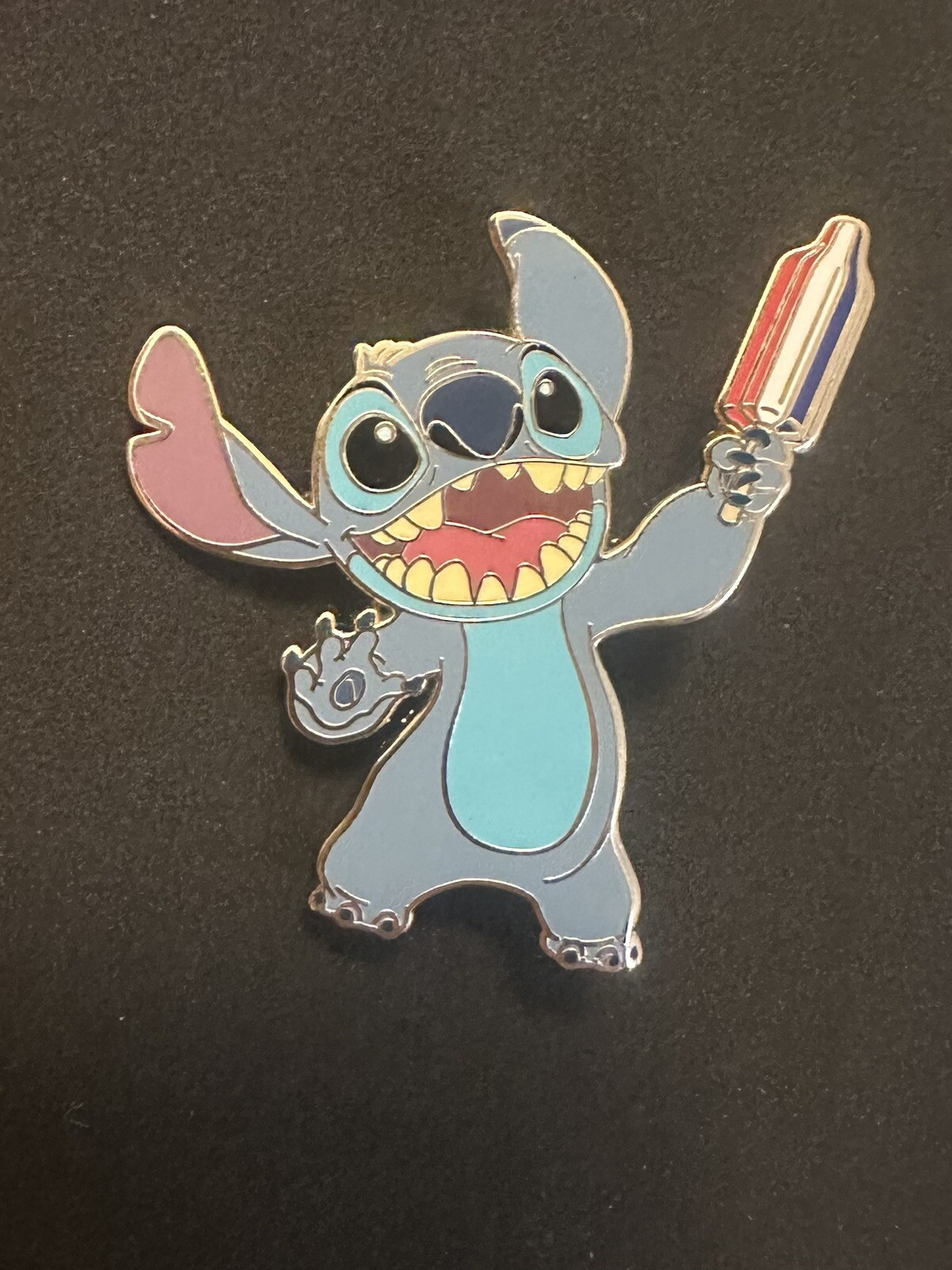 Artist Proof (AP) Disney Pin - DSF DSSH - Stitch Patriotic Ice Cream Pop  LE 400