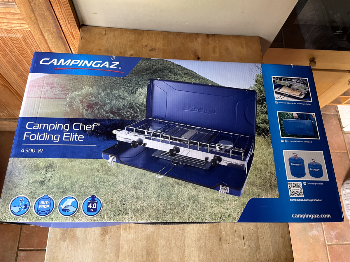 Unused Campingaz Camping Chef Folding Elite Portable Cooker UK
