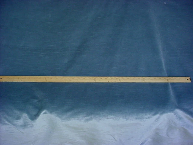 5-3/8Y Lee Jofa 2018148 Gemma Slate Blue Linen Look Velvet Upholstery Fabric - Image 2 of 4