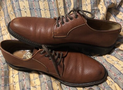 Salvatore Ferragamo Shoes Mens 11.5 E Wide Brown Pebbled Leather Derby Italy Salvatore Ferragamo | Shoes | Salvatore Ferragamo Mens  main image 4