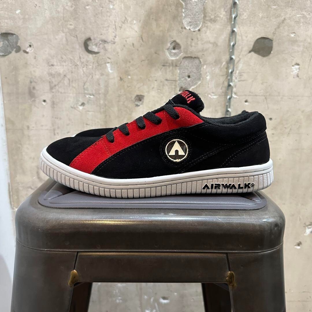 AIRWALK ONE OG JAPAN EXCLUSIVE Black Red White Suede US10