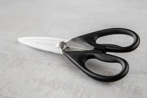 KitchenAid Multi-Purpose Scissors, Easy Grip Stainless Steel Kitchen Shears – Bl - Picture 3 of 5