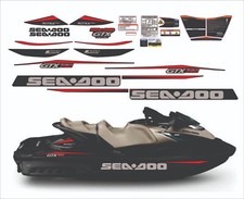 SEADOO GTX 260 LIMITED 2017 Graphics / Decal / Sticker Kit RED CUSTOM