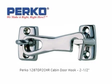 Perko 1287DP2CHR Cabin Door Hook - O.A.L  2-1/2"