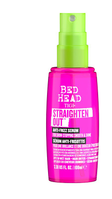 TIGI Bed Head Straighten Out Anti Frizz Serum for Smooth Shiny Hair 3.38 oz