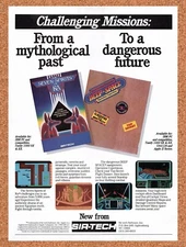 1986 Sir-Tech Seven Spirits Of RA IBM Games Original Ad / Retro Wall Art v2