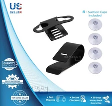 Car Windshield Suction & Sun Visor Clip Mount For Escort X70 X80 Radar Detector