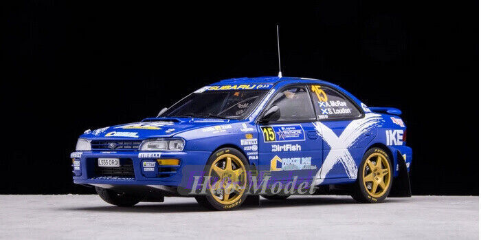 Sunstar 1/18 Subaru Impreza WRC 2023 Diecast Model Car Blue Gift
