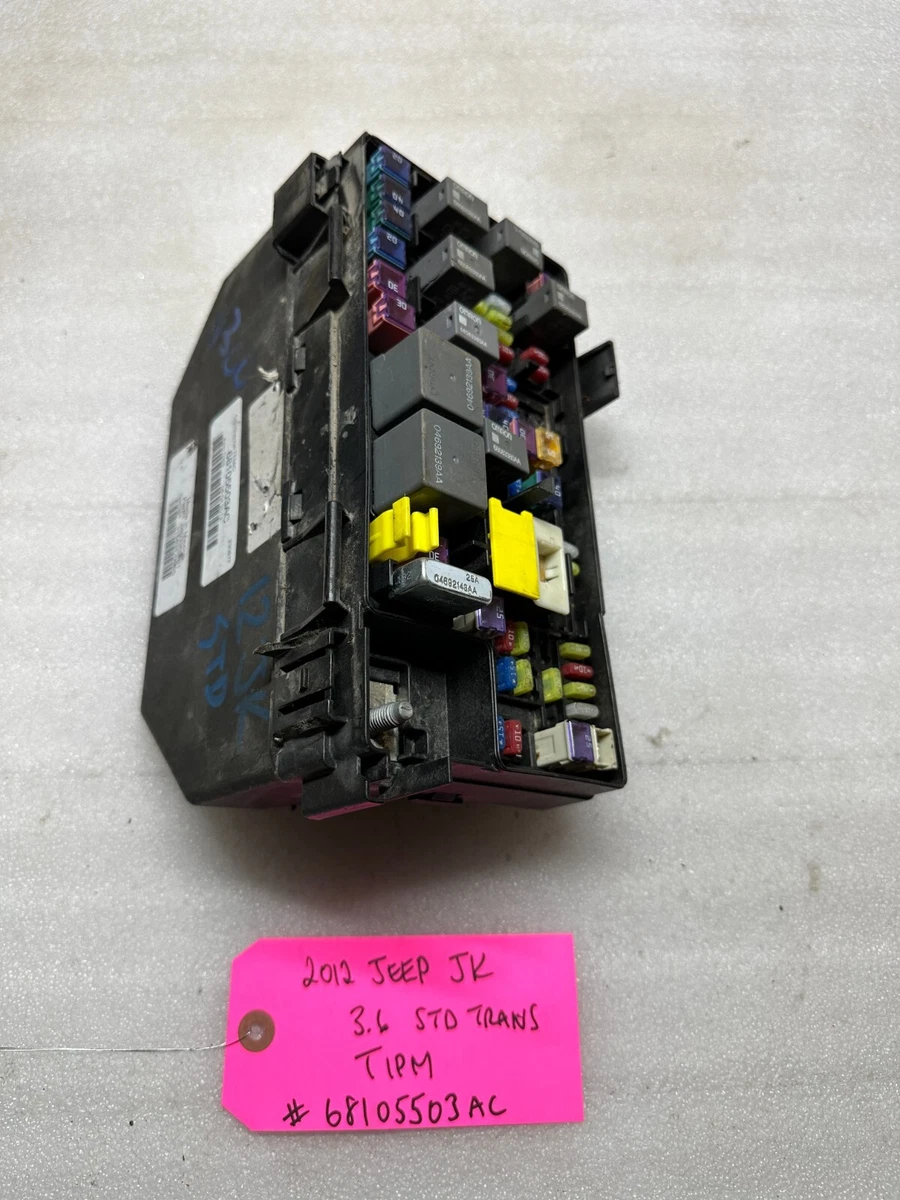 12+ Jeep Wrangler Fuse Box