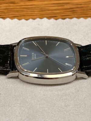 RARE] Seiko Credor Vintage Watch Blue Dial Ref 5931 5170 1979