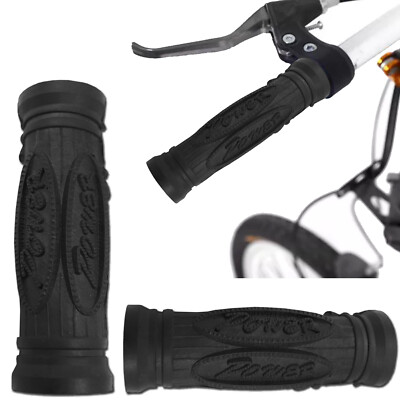 BMX Mountainbike Fahrrad Griff Lenkerendengriffe robust HART SCHWARZ GUMMI