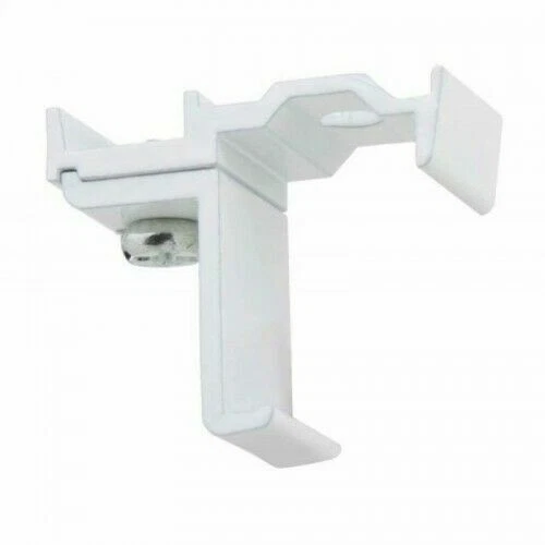 Tringles blancs en aluminium à rideaux et accessoires de fenêtre pour la maison