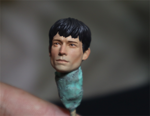 1/12 Painted The Flash Barry Allen Ezra Miller Head Carved McFarlane ...