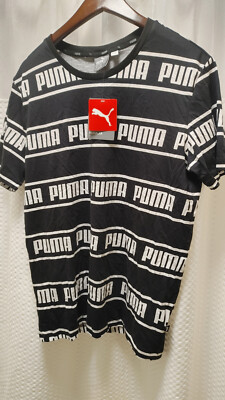 PUMA MEN AMPLIFIED TEE CREW NECK SHORT SLEEVE REGULARFIT SIZE M