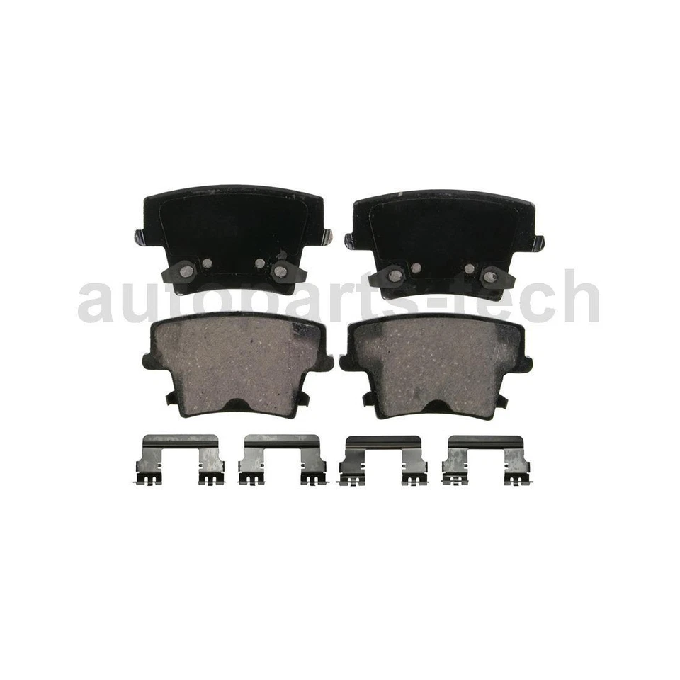 Juego de pastillas de freno de disco delanteras traseras Wagner para Dodge Magnum 2005 2006 2007 2008 Foto 3 de 4