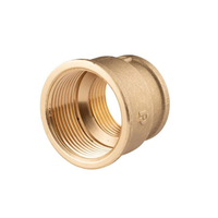 "Messing Gewinde-Fitting Reduziermuffe 1 1/4\"IG (Dn 32) - 1\"IG (Dn 25) - Schwere"