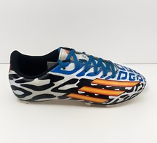 Adidas Goletto F5 Soccer Cleats Shoes Mens 6 US Black White Stripes Blue 19885