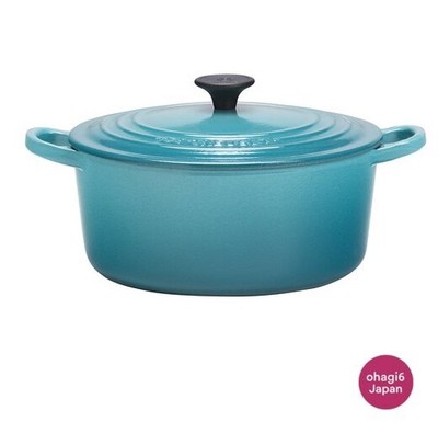 ＊LE CREUSET＊ココットロンド＊22cm＊CARIBBEANBLUE＊❣️ s-l400.jpg