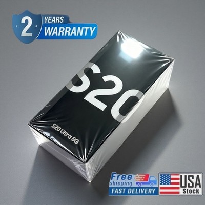 NEW SEALED Samsung Galaxy S20 Ultra 5G SM-G988U1 128GB Factory Unlocked