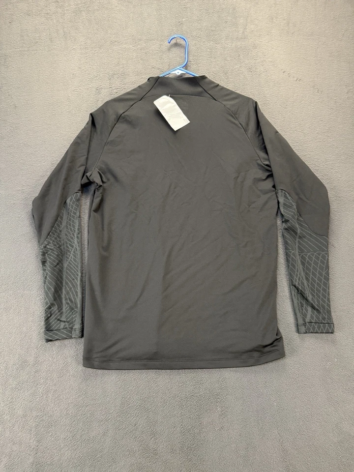 Camiseta de entrenamiento de fútbol Nike Strike23 Dri-FIT grande negra gris 1/4 cremallera Foto 2 de 4