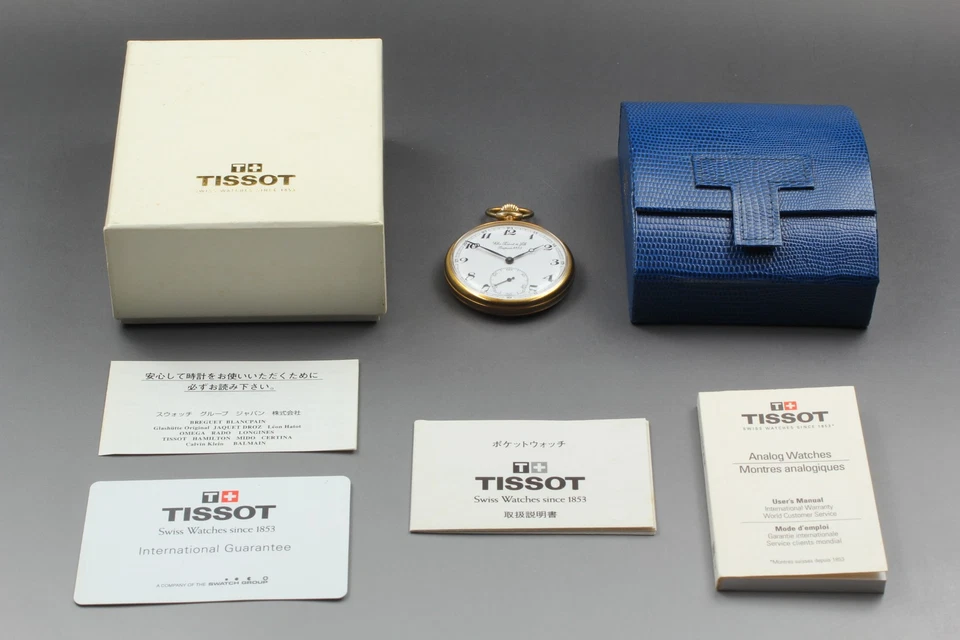[Near MINT / Box] Vintage Chs.Tissot & Fils Depuis 1853 Manual Wind Pocket Watch - image 2 of 4
