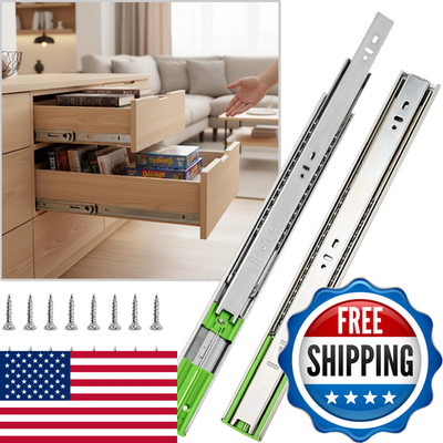 Coralov 10 Pairs 22 Inch Drawer Slides Soft Close Drawer Full Extension Drawer