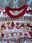 Hanna Andersson PJ Set Size 160cm US14 Holiday  Christmas Reindeer Red White PJs — photo 2