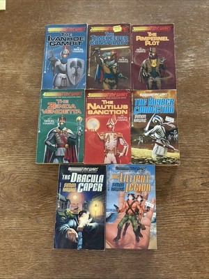Lot Of 8 TimeWars Paperbacks By Simon Hawke Sci-fi Novels; HH