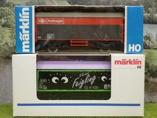 Märklin H0 2 Kühlwagen kleiner Feigling etc in OVP (SR) H0561