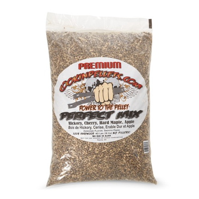 #ad CookinPellets Perfect Mix Hickory Cherry Maple Apple Wood Pellets 40 Lb Bag $38.99