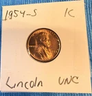 1954 S Lincoln Wheat Cent/Penny BU Red Uncirculated 1C Coin