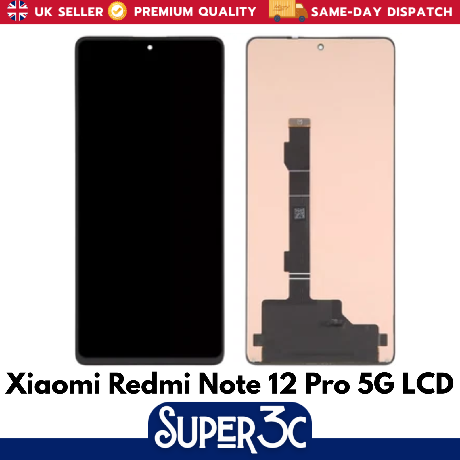 Xiaomi Redmi Note 12 Pro 5g Replacement Lcd Touch Screen Display ...
