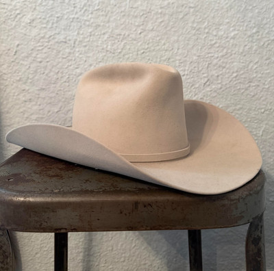 Twinstone Beaver Silver Belly 1 Classic Cowboy Hat   Size 6 3/4 Please Read